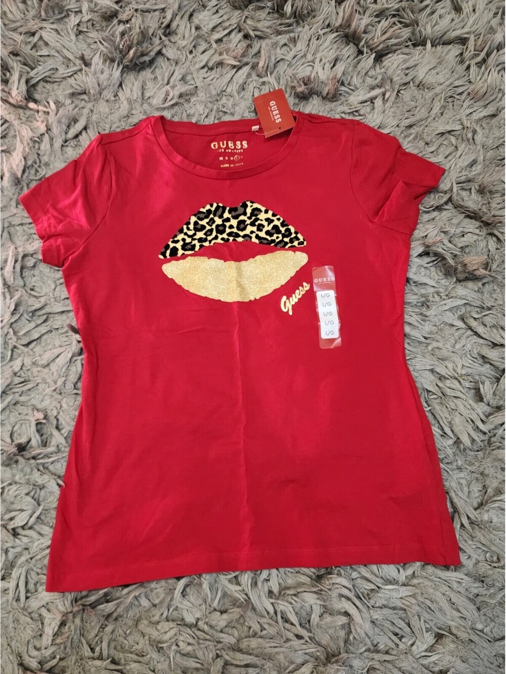 Camiseta Guess Los Angeles  L/G India Rugby Red  7621701889119 QR116K9TJ1